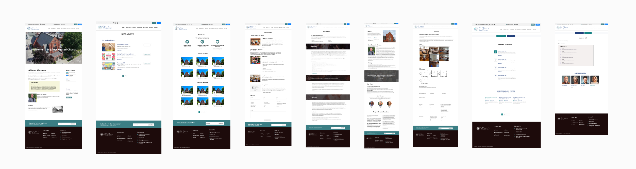 High Fidelity Desktop view from figma